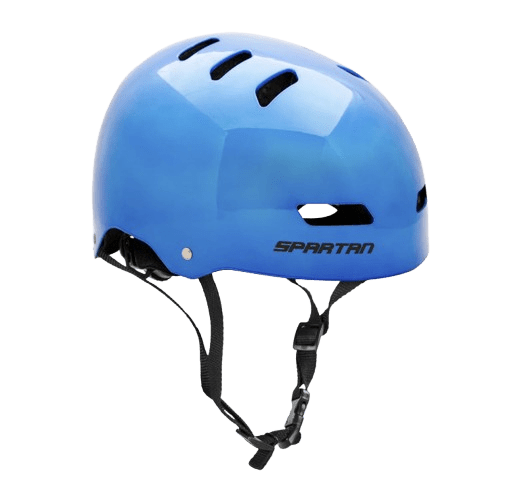 Spartan Mirage Plus Skate Helmet - Blue Chrome M 54-58cm SP-9085 — image 1
