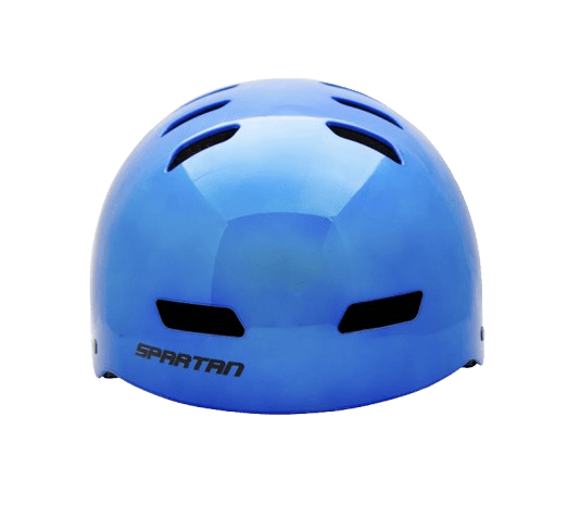 Spartan Mirage Plus Skate Helmet - Blue Chrome M 54-58cm SP-9085 — image 2