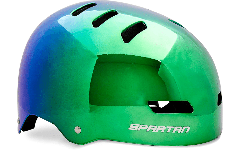 Spartan Mirage Plus Skate Helmet - Rainbow Chrome M - 54-58cm SP-9083 — image 1