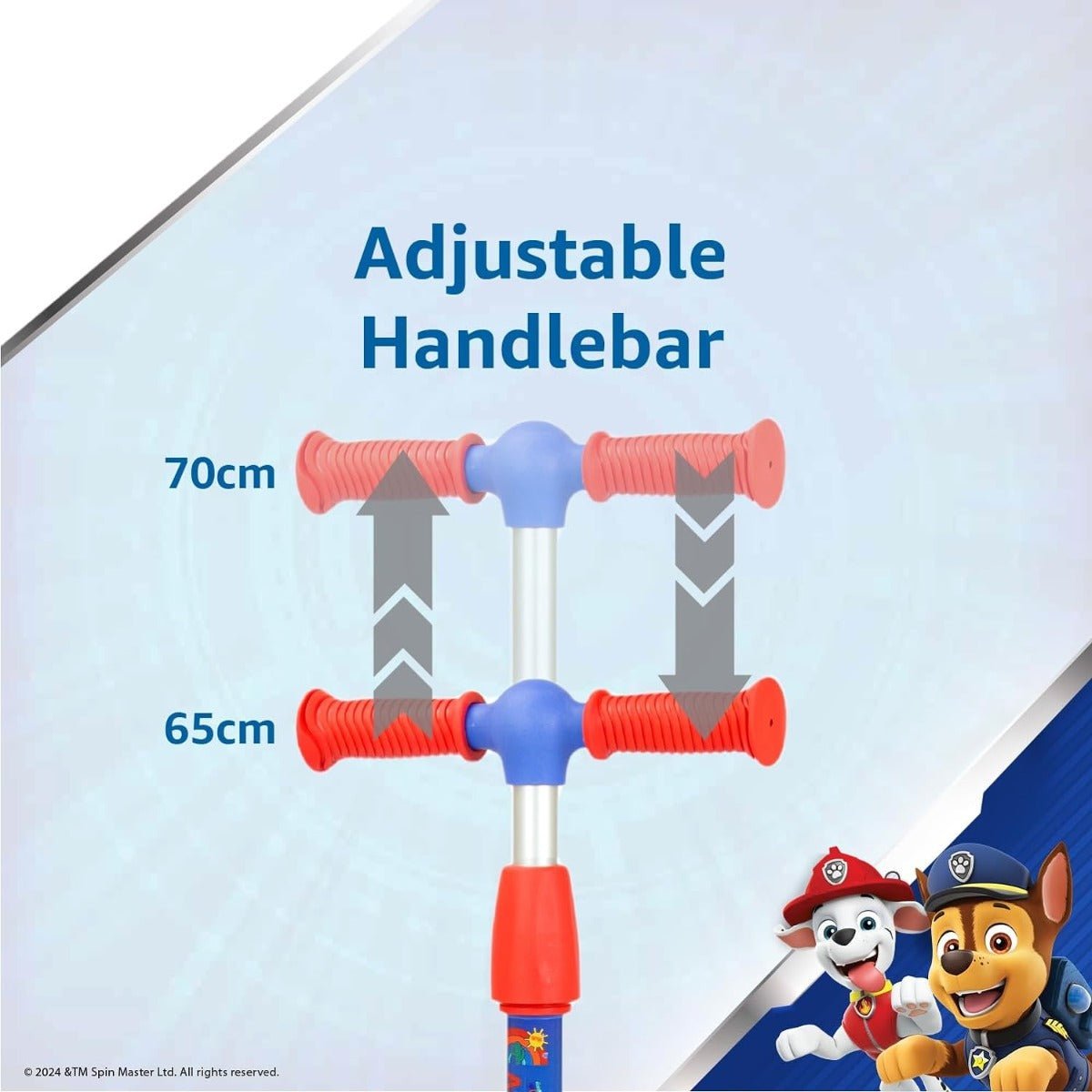 Spartan Paw Patrol Boys Scooter 3 - Wheel SP - 7055 - Colorland Toys