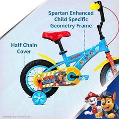 Spartan Paw Patrol Chase Bicycle 12inch SP - 3202 - Colorland Toys