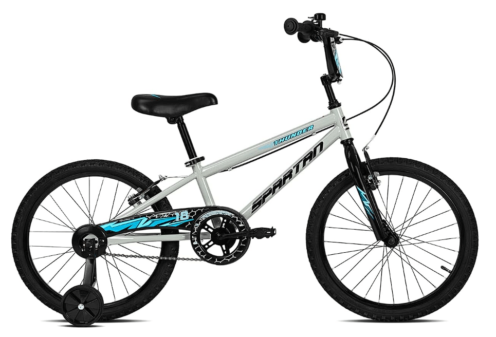Spartan Thunder 18" Bicycle - Gray Gloss - Colorland Toys