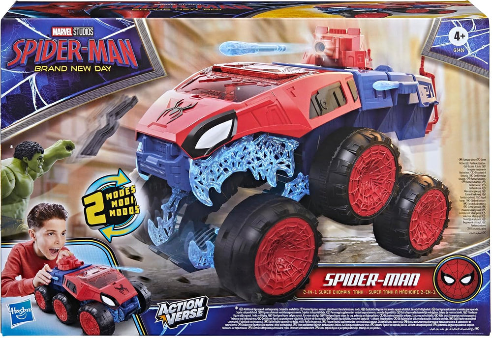 Spider Man Brand New Day 2-In-1 Super Chompin’ Tank G3439 - Colorland Toys