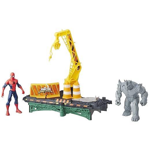 Spider - Man Web City Rhino Rampage Set B7199 - Colorland Toys