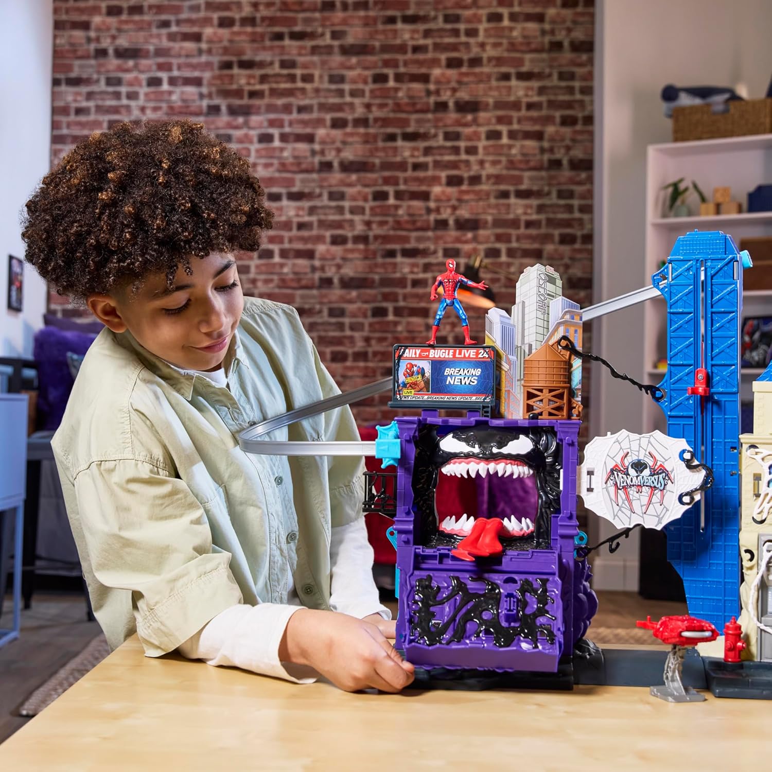 Spiderman 4 - In Venomversus Web City G0737 - Colorland Toys