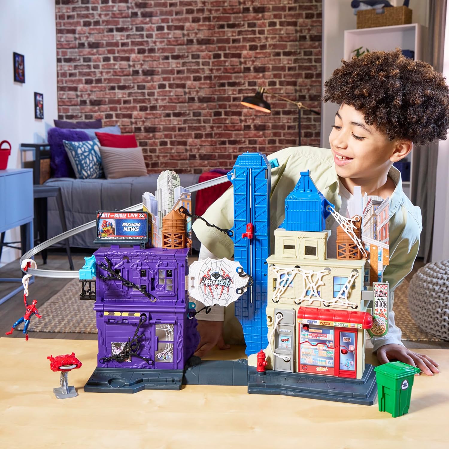 Spiderman 4 - In Venomversus Web City G0737 - Colorland Toys