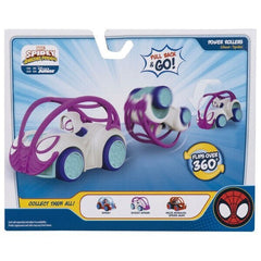 Spidey Amazing Friends Vehicle Power Rollers - Ghost Spider - Colorland Toys