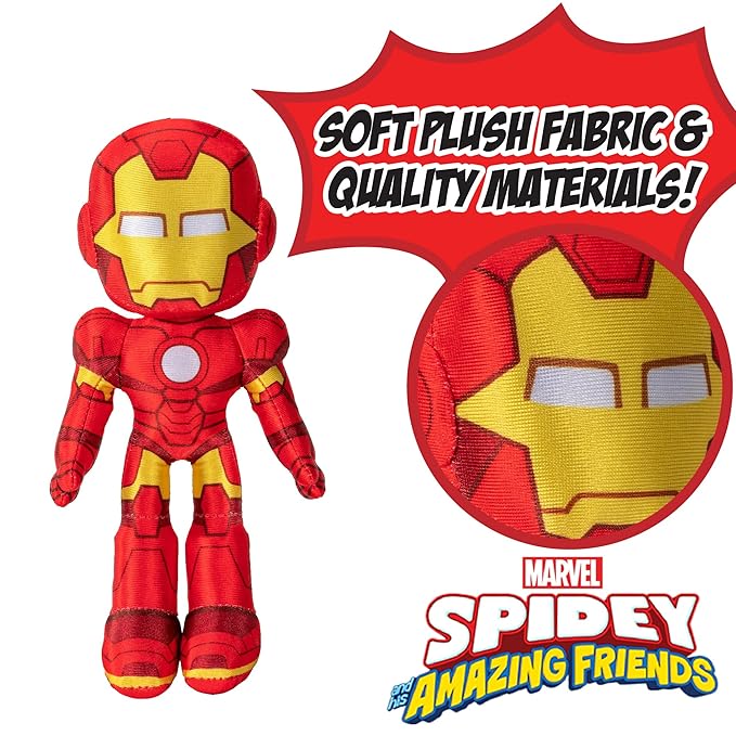 Spidey and His Amazing Friends Little Plush - Iron Man SNF0100/SNF0001 — image 4