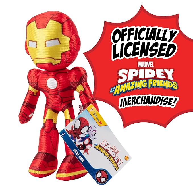 Spidey and His Amazing Friends Little Plush - Iron Man SNF0100/SNF0001 — image 6