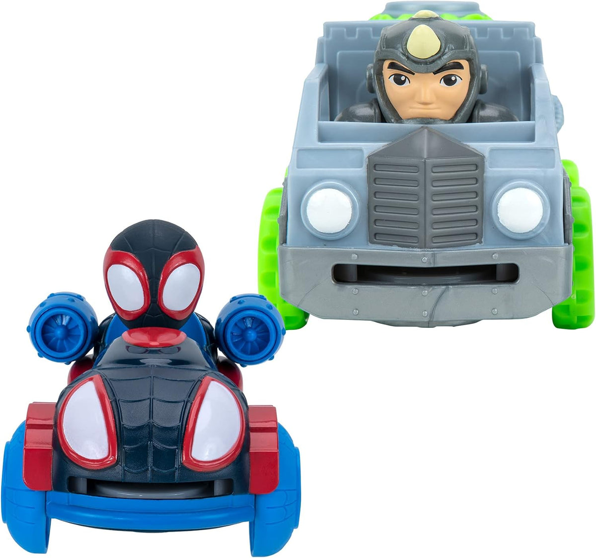 Spidey and His Amazing Friends Little Vehicle 2-Pack – Miles Morales Vs Rhino — image 2