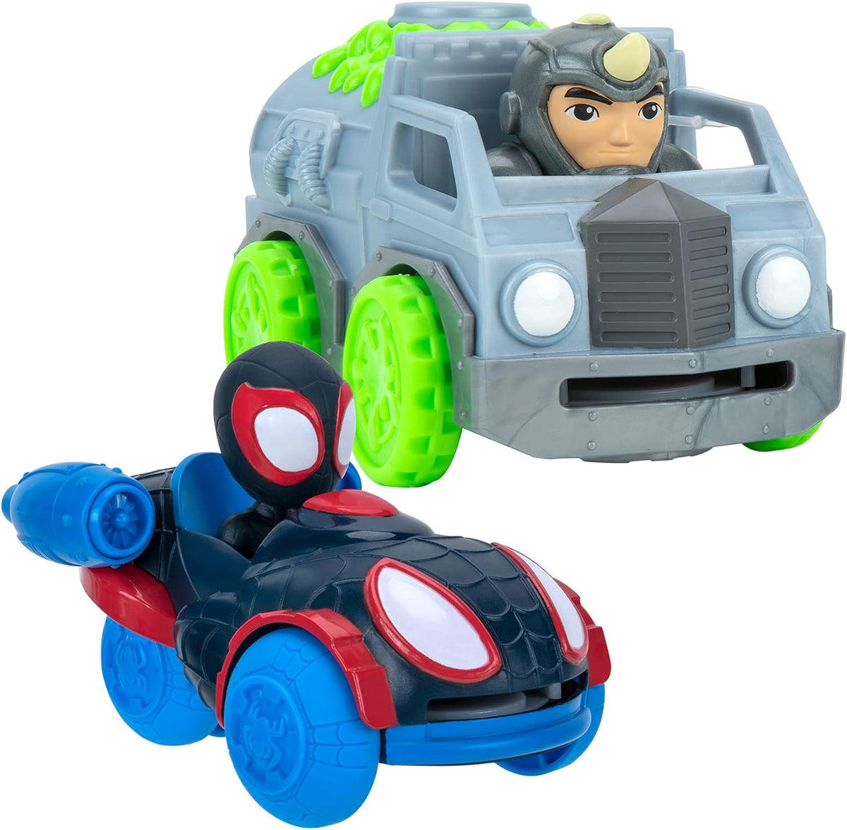 Spidey and His Amazing Friends Little Vehicle 2-Pack – Miles Morales Vs Rhino — image 3