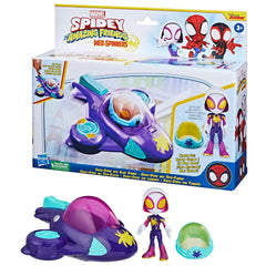 Spidey and His Amazing Friends Pullback Vehicle - Ghost Spider SNF0016/ SNF0014 - Colorland Toys