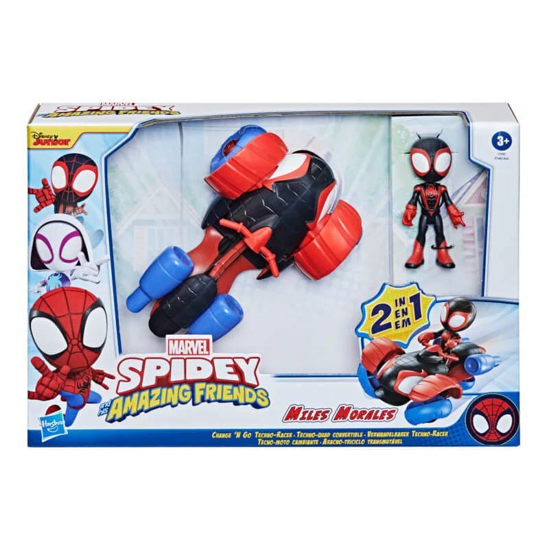 Spidey and His Amazing Friends Pullback Vehicle - Spidey SNF0015/SNF0014 - Colorland Toys