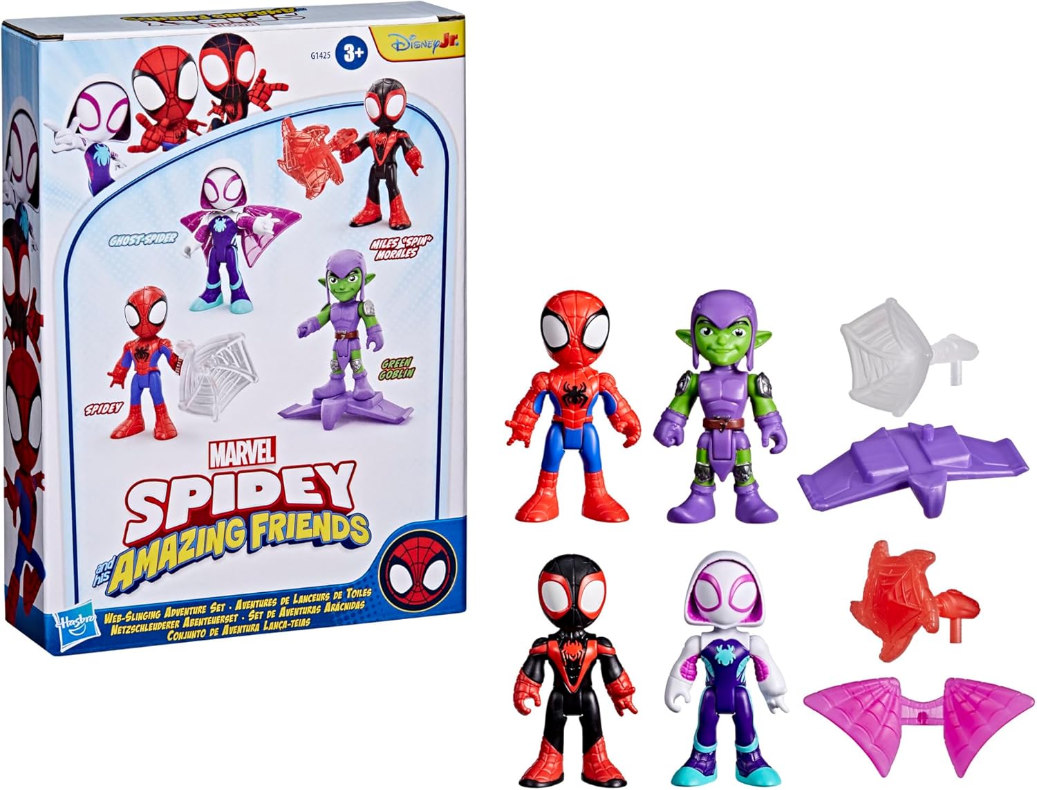 Spidey And His Amazing Friends Web Slinging Adventure Set G1425 - Colorland Toys