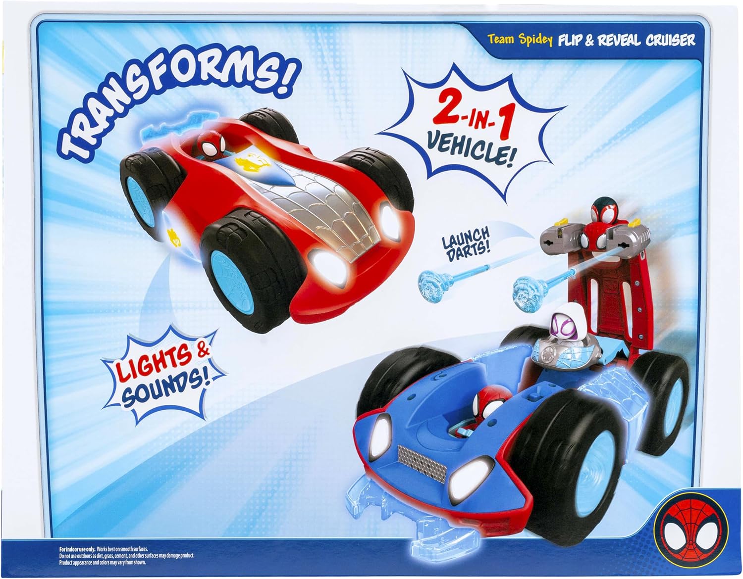Spidey N Friends Deluxe Flip Cruiser SNF0381 - Colorland Toys