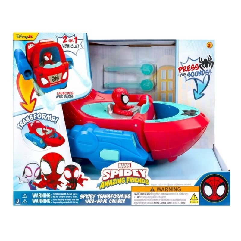 Spidey N Friends Vehicle Web Wave Cruiser SNF0379 - Colorland Toys