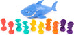 Spin Master Games Shark Strike Bowling Game for Kids & Family