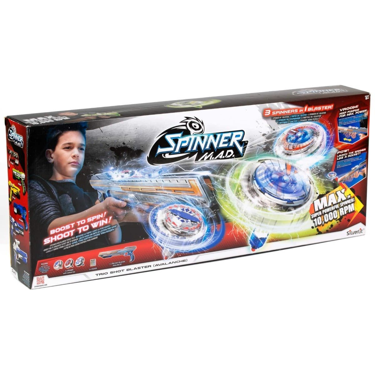 Spinner M.A.D. Trio Shot Avalanche Blaster 86309 — image 2