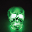 Spooky Halloween Green Light-Up Giant Skull - Halloween Decoration