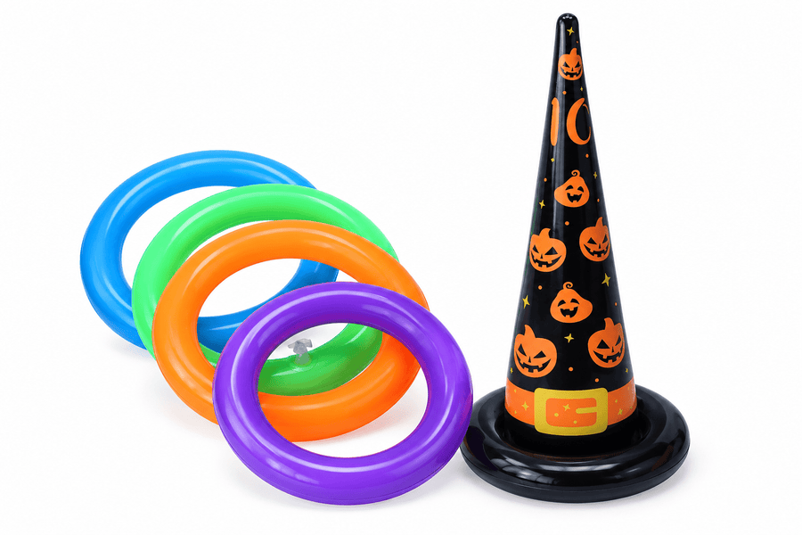 Spooky Halloween Witch Hat Ring Toss Game — image 1