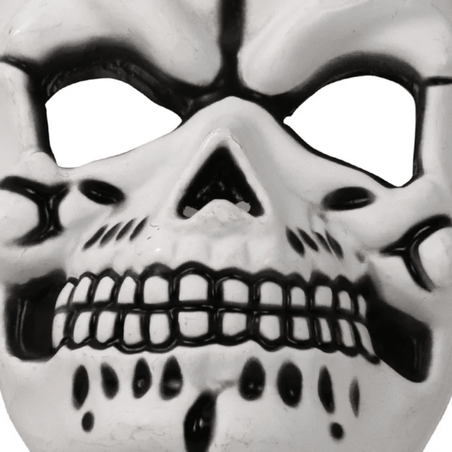 Spooky White Skull / Skeleton Halloween Mask — image 2