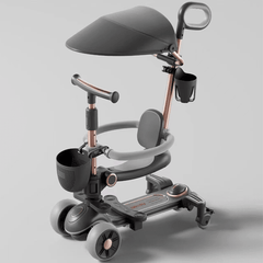 Sport Multifunctional Scooter With Shade Black MN006 - Colorland Toys