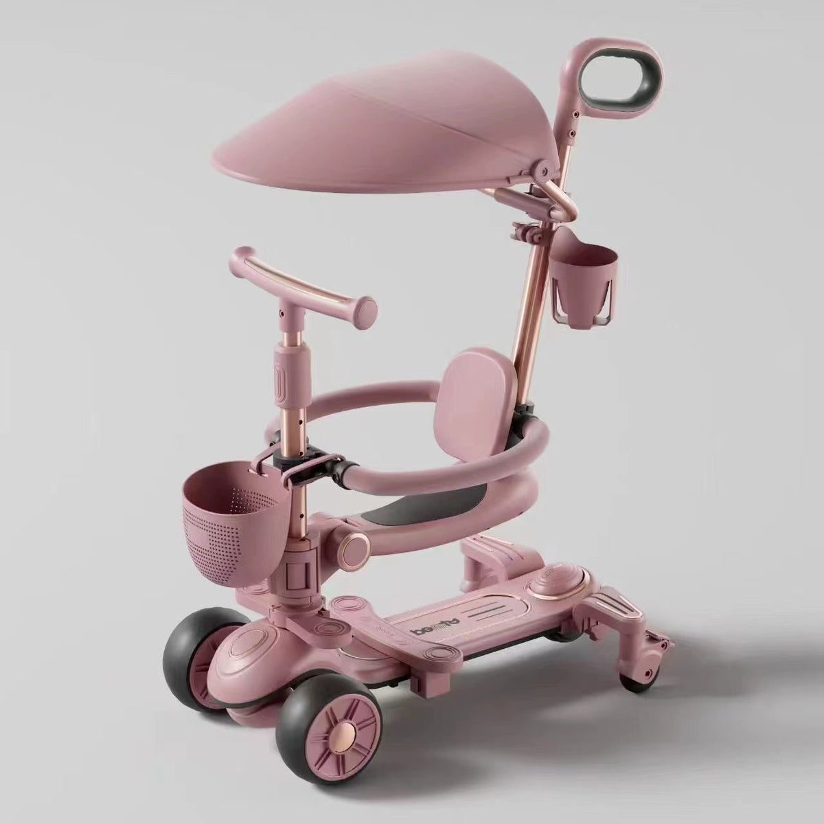 Sport Multifunctional Scooter With Shade Pink MN006 — image 1