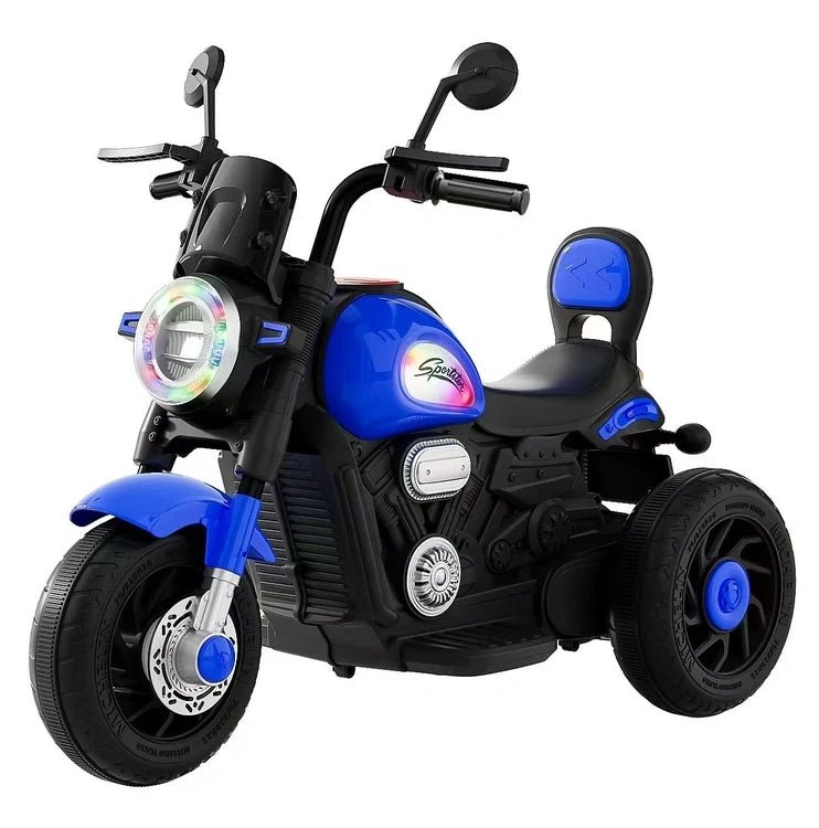 Sportstor 3-Wheel Motorcycle Ride On Blue 888 — image 1