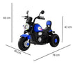 Sportstor 3-Wheel Motorcycle Ride On Blue 888