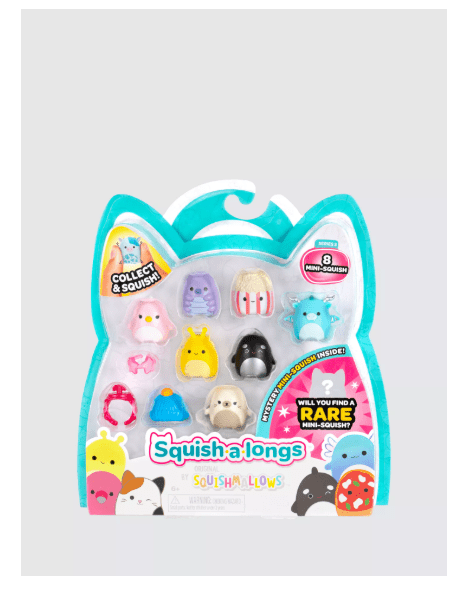[SQAL0021] Squishmallows SQAL Squish - a - longs 8 Pack Asst SQAL0021 - Colorland Toys