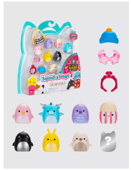 [SQAL0021] Squishmallows SQAL Squish - a - longs 8 Pack Asst SQAL0021 - Colorland Toys