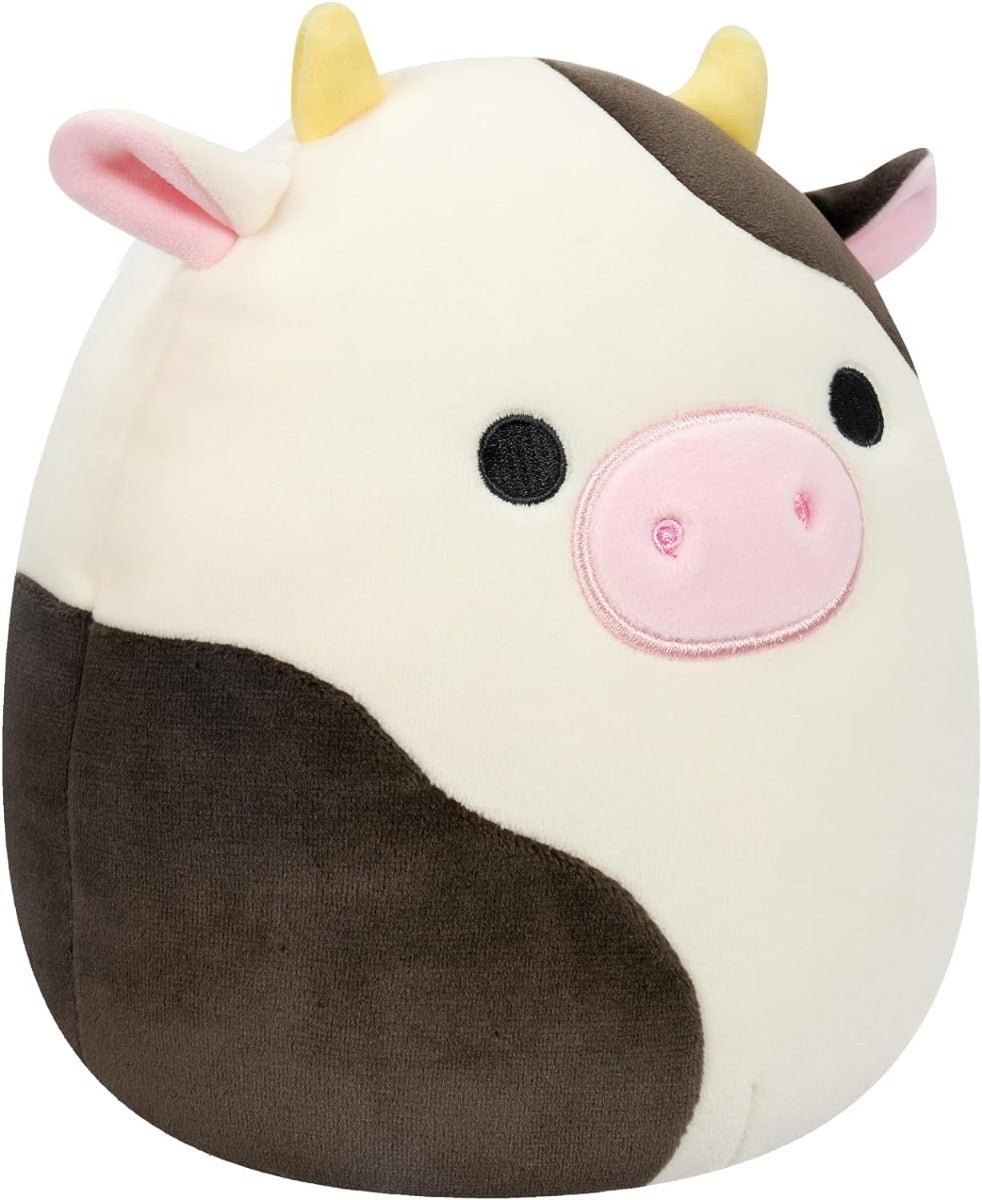 Squishmallow Connor Black and White Cow 7.5inches SQCR05373 - Colorland Toys