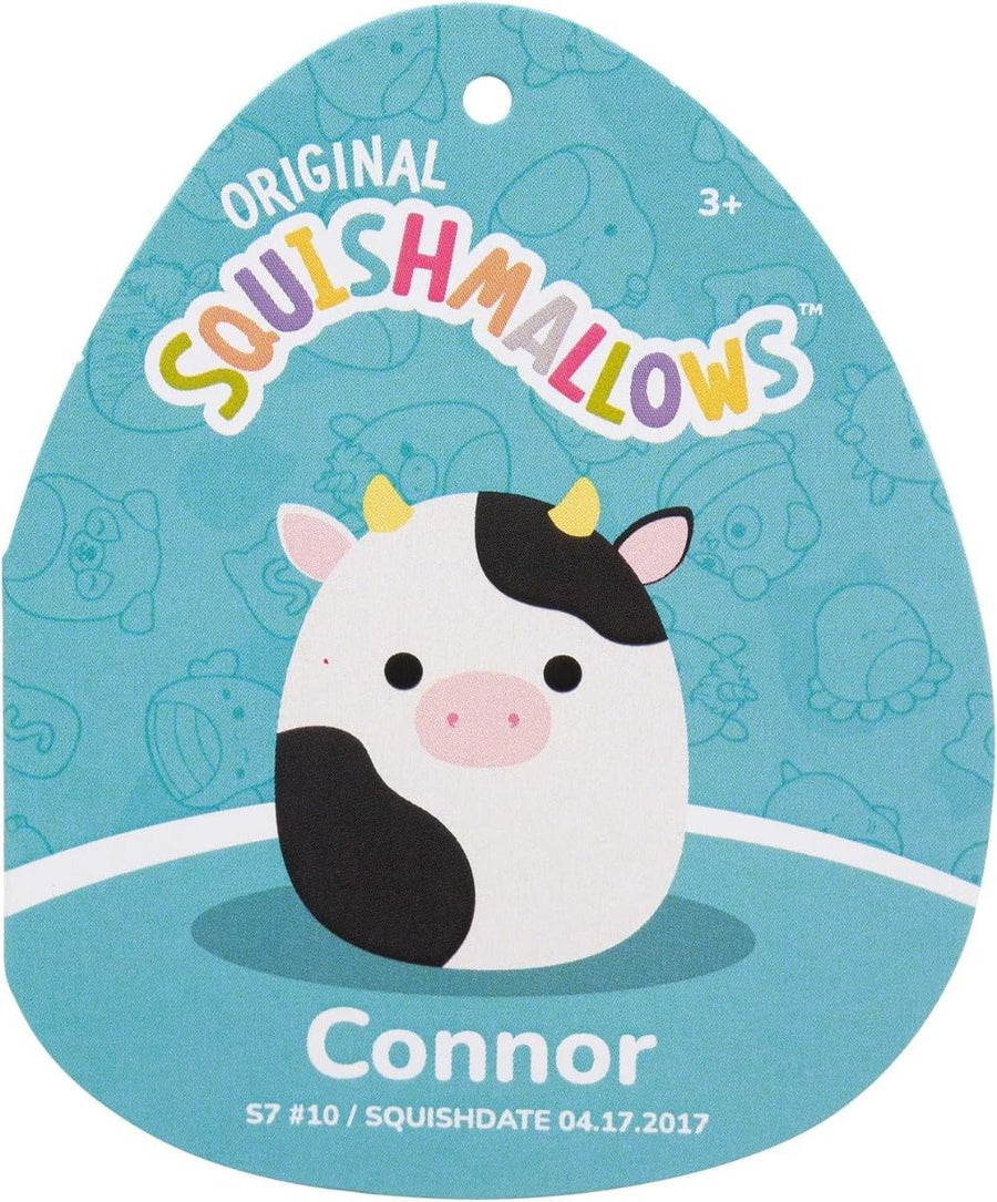 Squishmallow Connor Black and White Cow 7.5inches SQCR05373 — image 8