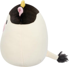 Squishmallow Connor Black and White Cow 7.5inches SQCR05373 - Colorland Toys