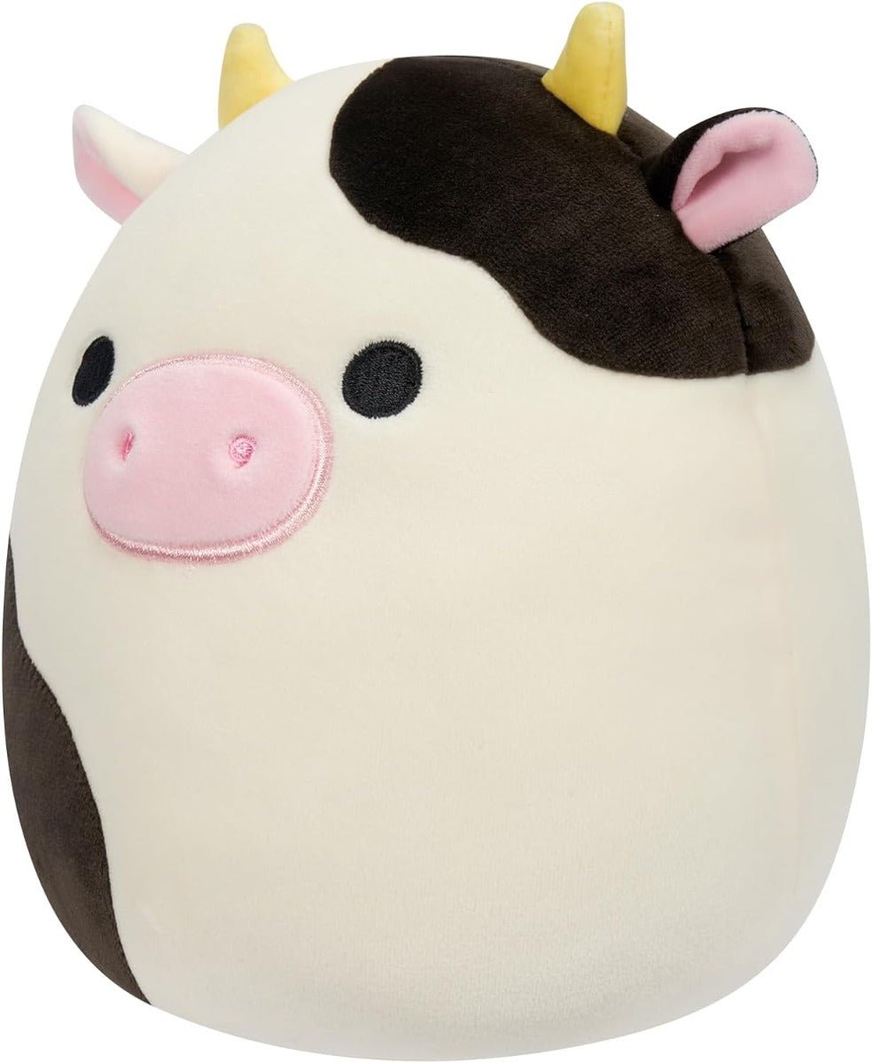 Squishmallow Connor Black and White Cow 7.5inches SQCR05373 - Colorland Toys
