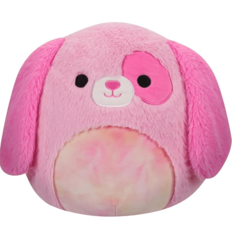 Squishmallow Fuzzamallows Chasen The Pink Dog Plush 12inch — image 1