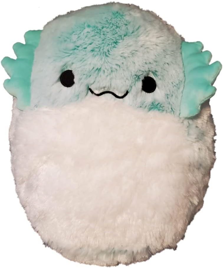 Squishmallow Fuzzamallows Med Plush Flannery Teal Dragon 12inches SQCR00341 - Colorland Toys