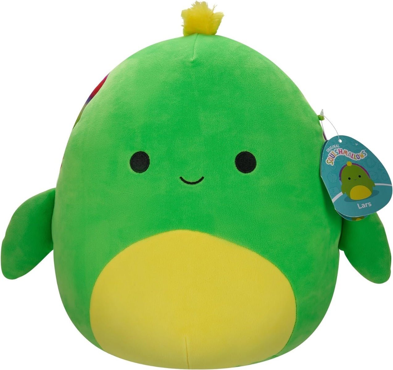 Squishmallow Lars the Neon Green Turtle 12inches SQCR05416 - Colorland Toys