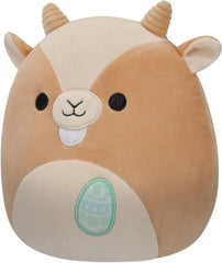 Squishmallow Little Plush Easter Grant Tan Goat with Egg Embroidery 7.5in - Colorland Toys