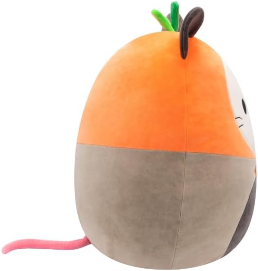 Squishmallow Little Plush Easter - Luanne the Grey Possum in Carrot Costume 7.5inches — image 3
