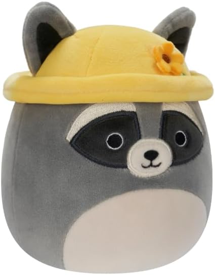 Squishmallow Little Plush Easter - Rocky the Black & Grey Raccoon 5inches — image 2