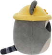 Squishmallow Little Plush Easter - Rocky the Black & Grey Raccoon 5inches