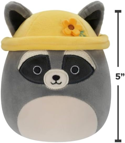 Squishmallow Little Plush Easter - Rocky the Black & Grey Raccoon 5inches — image 4