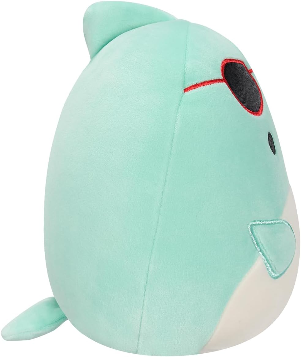 Squishmallow Perry Teal Dolphin with Sunglasses And Surfboard 7.5 Inches SQCR05372 - Colorland Toys