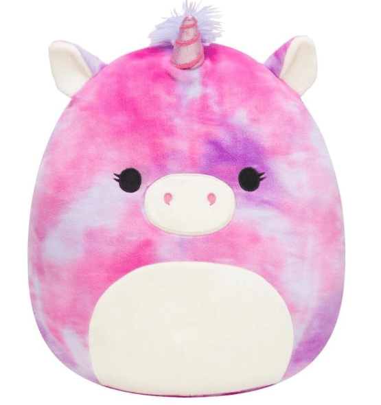 Squishmallow Plush 12in - Lola The Tie - Dye Unicorn SQCR04163/SQCR04158 - Colorland Toys