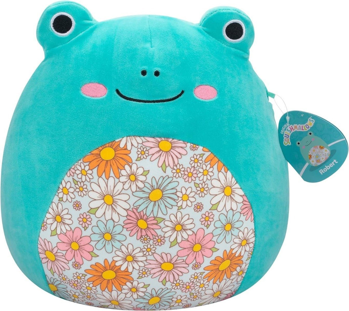 Squishmallow Robert Aqua Frog 7.5inches SQCR05383 - Colorland Toys