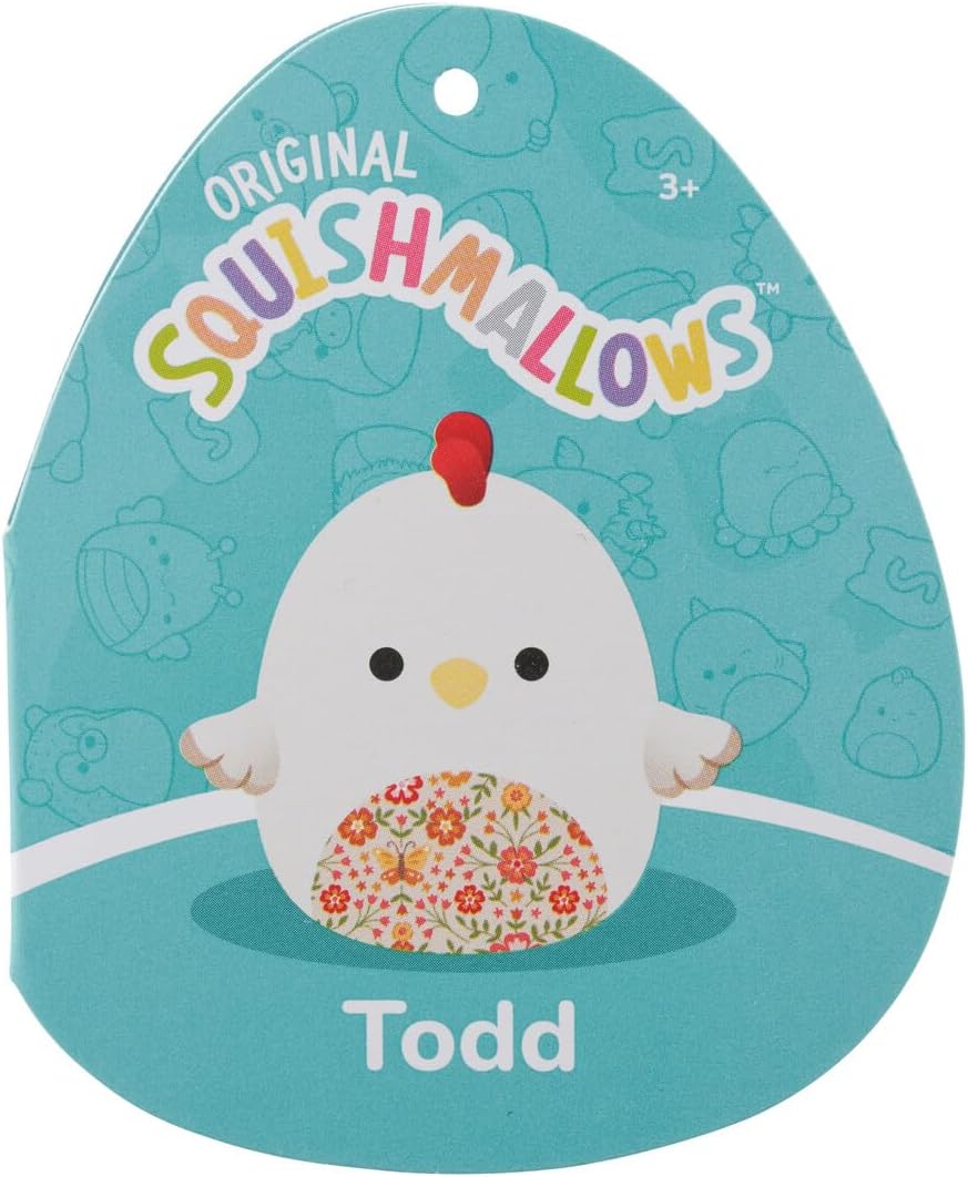 Squishmallow Todd the Beige Rooster 12inches SQCR05418 - Colorland Toys