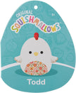 Squishmallow Todd the Beige Rooster 12inches SQCR05418