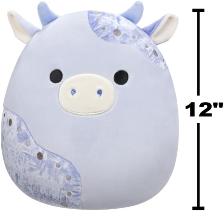 Squishmallow Velvet Marzio The Blue Cow Plush 12inch — image 5
