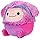 Squishmallow Woxie the Magenta Bigfoot 12inches